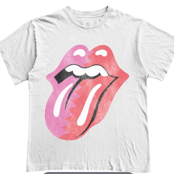 Men/'s Rolling Stones Tongue Logo Cuffed Pyjama Set